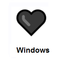Black Heart on Microsoft Windows
