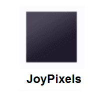 Black Large Square on JoyPixels