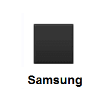 Black Medium Square on Samsung