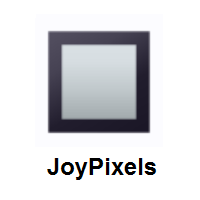 Black Square Button on JoyPixels