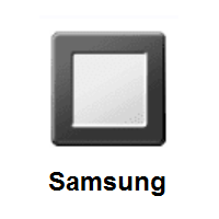 Black Square Button on Samsung