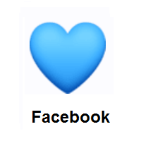 Blue Heart on Facebook