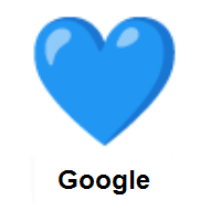 Blue Heart on Google Android