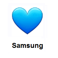 Blue Heart on Samsung