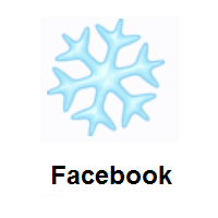 Blue Snowflake on Facebook