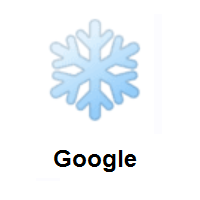 Blue Snowflake on Google Android