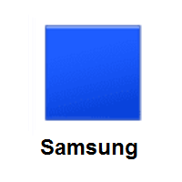Blue Square on Samsung