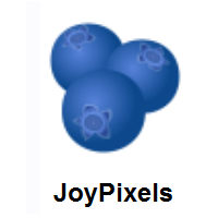 Blueberries on JoyPixels