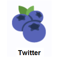 Blueberries on Twitter Twemoji