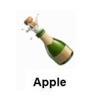Bottle With Popping Cork on Apple iOS