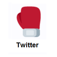 Boxing Glove on Twitter Twemoji
