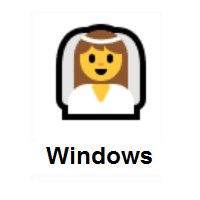 Person With Veil on Microsoft Windows