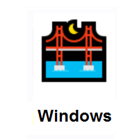 Bridge At Night on Microsoft Windows