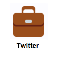 Briefcase on Twitter Twemoji