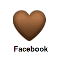 Brown Heart on Facebook