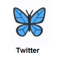 Butterfly on Twitter Twemoji