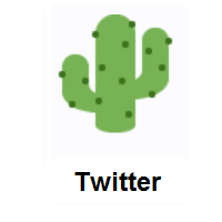 Cactus on Twitter Twemoji