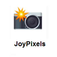 Camera With Flash on JoyPixels