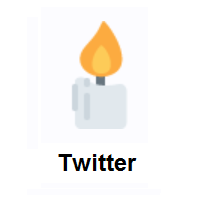 Candle on Twitter Twemoji