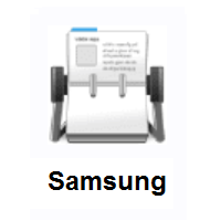 Card Index on Samsung