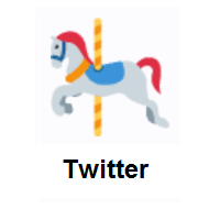 Carousel Horse on Twitter Twemoji