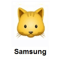 Cat Face on Samsung