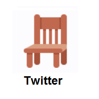 Chair on Twitter Twemoji