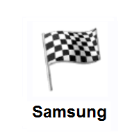 Chequered Flag on Samsung