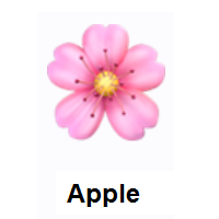 Cherry Blossom on Apple iOS