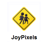 Crosswalk: Children Crossing on JoyPixels