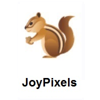 Chipmunk on JoyPixels