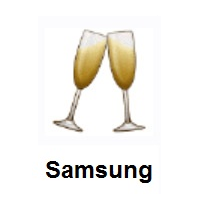 Clinking Glasses on Samsung