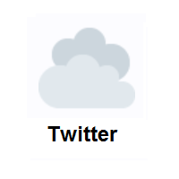 Cloud on Twitter Twemoji