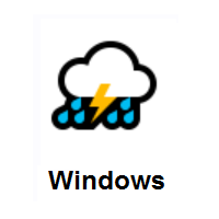 Thundershower: Cloud With Lightning And Rain on Microsoft Windows