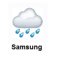 Cloud With Rain on Samsung