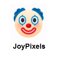 Clown Face on JoyPixels
