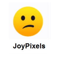 Insecure: Confused Face on JoyPixels