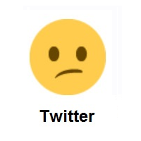 Insecure: Confused Face on Twitter Twemoji
