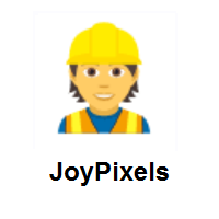 Laborer: Construction Worker on JoyPixels