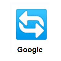 Anticlockwise Arrows Button: Counterclockwise Arrows Button on Google Android