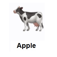 Cow on Apple iOS