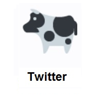 Cow on Twitter Twemoji