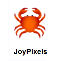 Crab on JoyPixels
