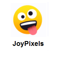 Crazy Face on JoyPixels