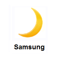 Crescent Moon on Samsung