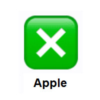 Cross Mark Button on Apple iOS