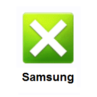 Cross Mark Button on Samsung