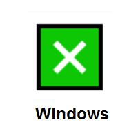 Cross Mark Button on Microsoft Windows