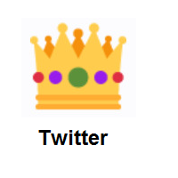 Crown on Twitter Twemoji