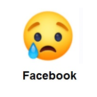 Crying Face on Facebook